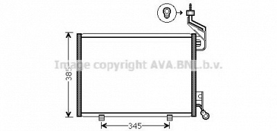 AVA QUALITY COOLING fd5444 -  Конденсатор, кондиционер